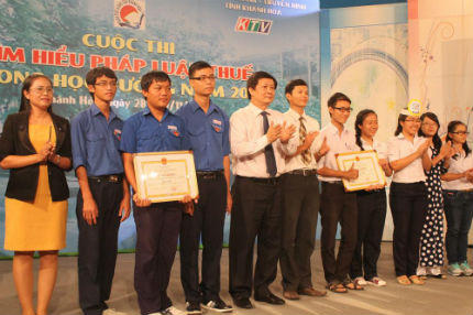 Khánh Hòa thi  “Tìm hiểu pháp luật thuế trong học đường”